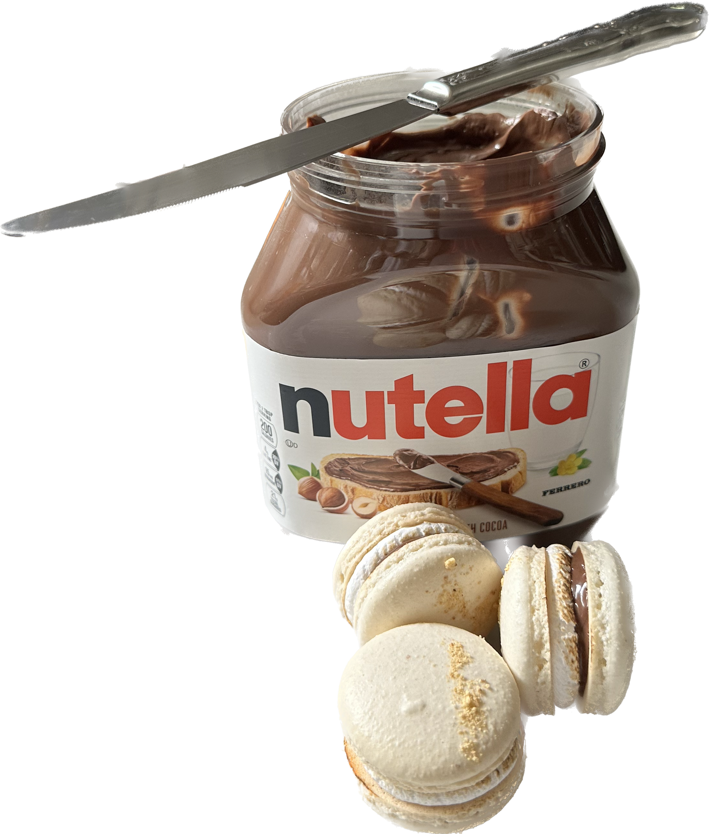 Nutella S’Mores Macaron