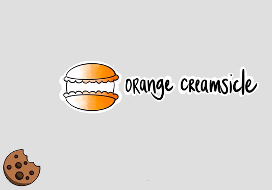 Orange Creamsicle Macaron (GF*)