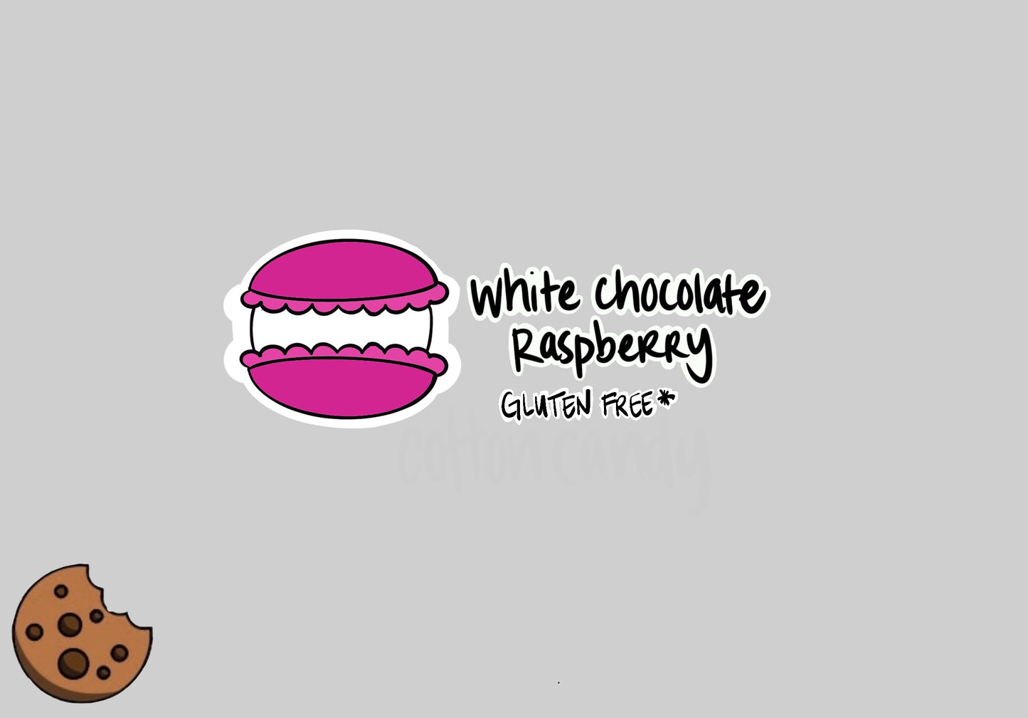 White Chocolate Raspberry Macaron (GF*)