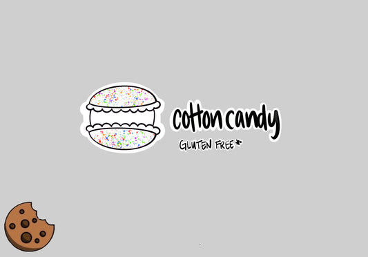 Cotton Candy Macaron (GF*)