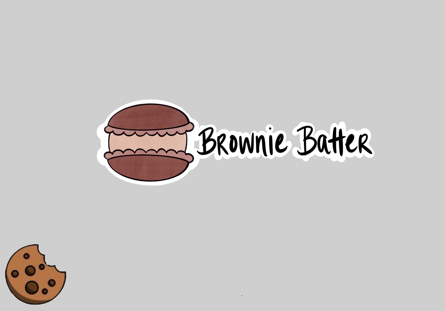 Brownie Batter Macaron (GF*)