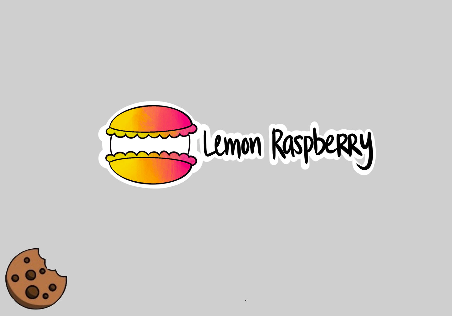 Lemon Raspberry Macaron (GF*)
